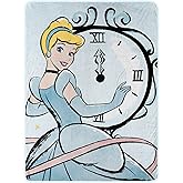 Northwest Cinderella Micro Raschel Throw Blanket, 46" x 60", On Time