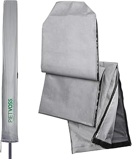 PIETVOSS Luxus Sonnenschirm Schutzhülle | Wäschespinne Schutzhülle inkl Packtasche Schirmabdeckung -Schützt vor jedem Wetter | Ampelschirm Schutzhülle