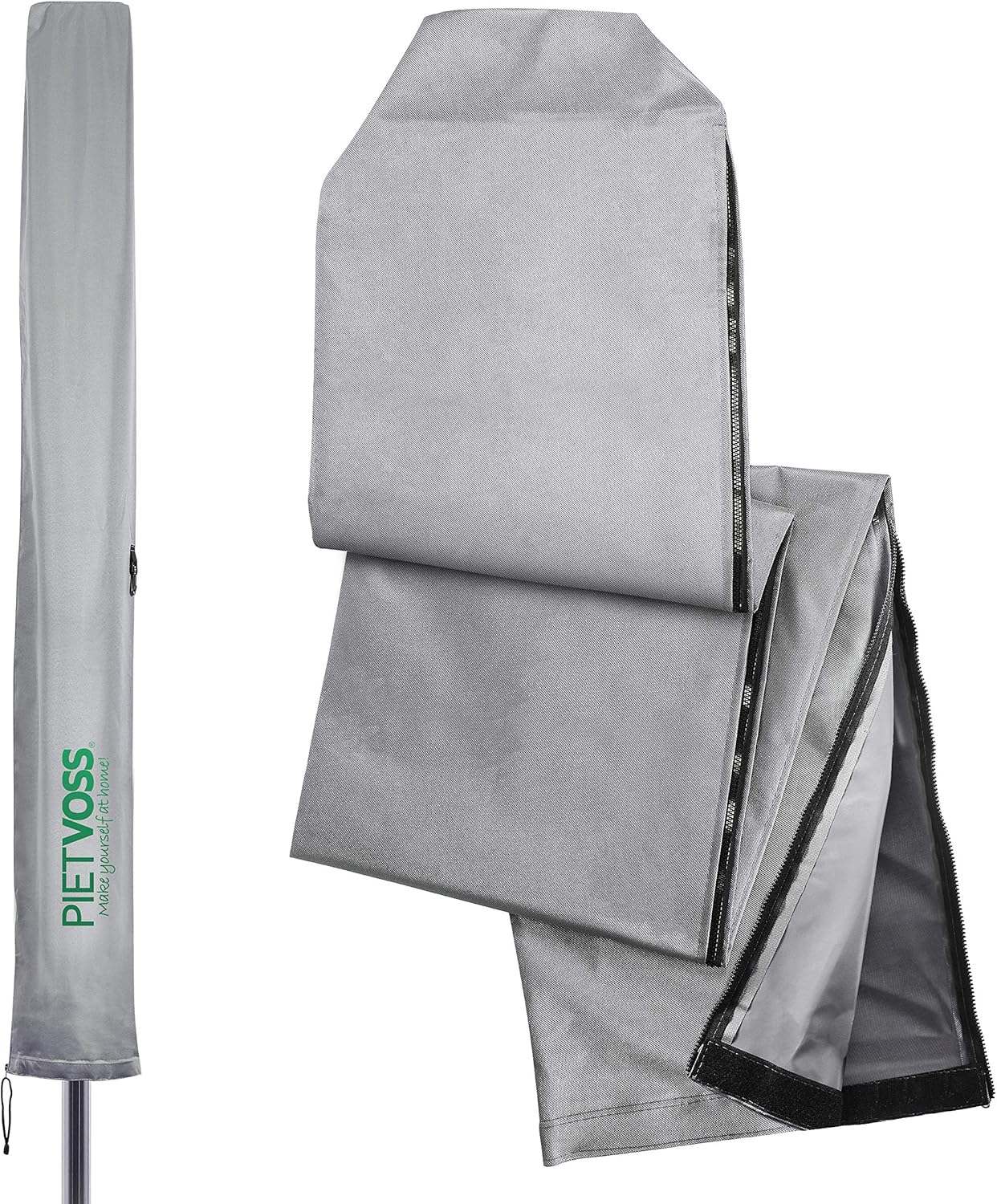 PIETVOSS Luxus Sonnenschirm Schutzhülle | Wäschespinne Schutzhülle inkl Packtasche Schirmabdeckung -Schützt vor jedem Wetter | Ampelschirm Schutzhülle