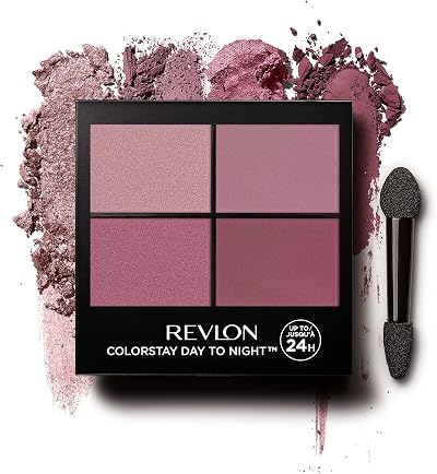Revlon ColorStay Day to Night 24 Hour Eyeshadow Quad with Dual-Ended Brush