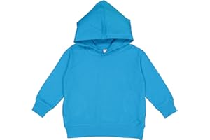 RABBIT SKINS Toddler Fleece Long Sleeve Hooded Pullover Sweatshirt with Side Seam Pockets
