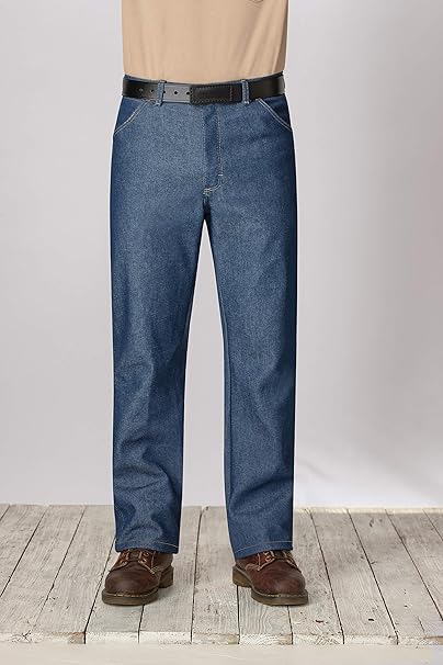 men's 100 percent cotton jeans