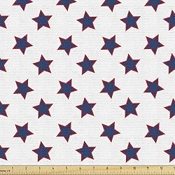 Ambesonne Stars Fabric by The Yard, Continuous