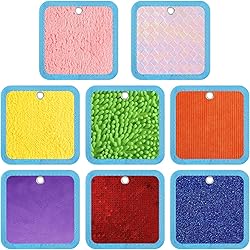Boao 8 Set Mini Sensory Mats Assorted Textured Play