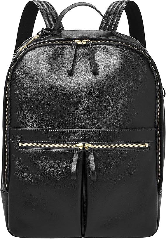 fossil women's luna leather backpack