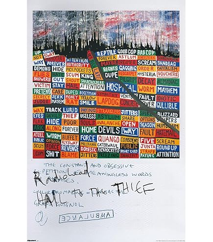 Radiohead Hail to the Thief Cool Wall Art Poster 24x36 inch