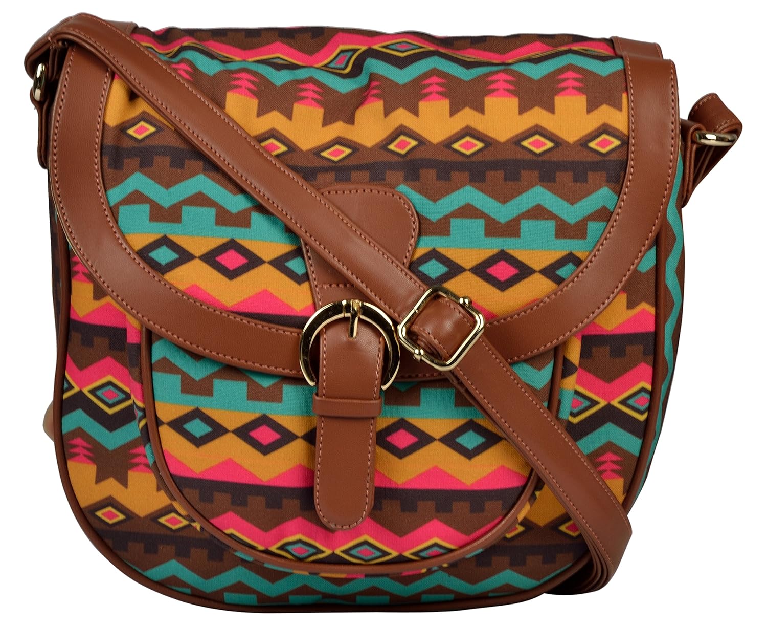 sling bag with colourful strap