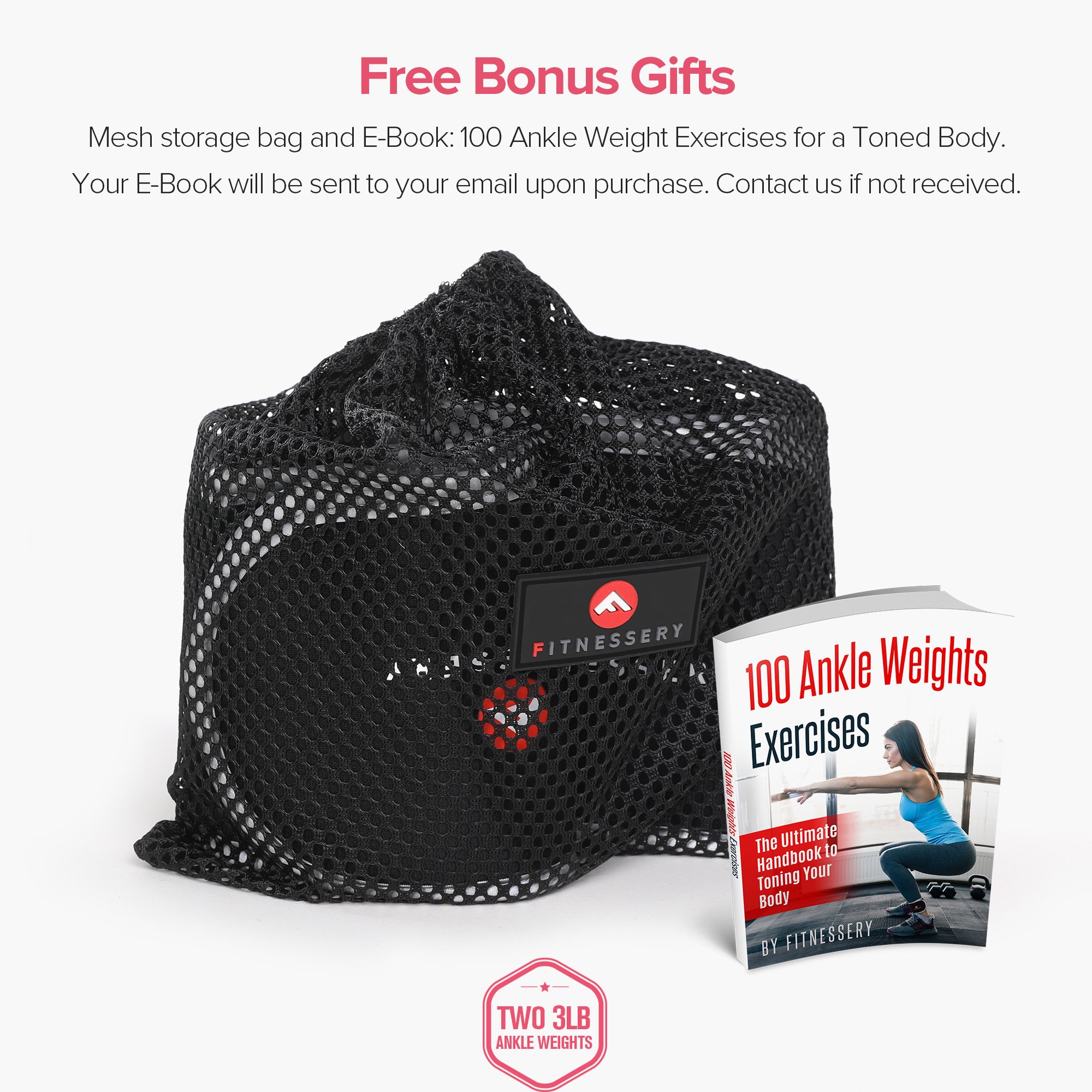 Leg Weights: Ankle Weight (2x3LB) - Adjustable Ankle Weights for Women and Men - Wrist Weights for Women and Men - Leg Weights for Women and Men - Arm Weights for Women - Physical Therapy Equipment