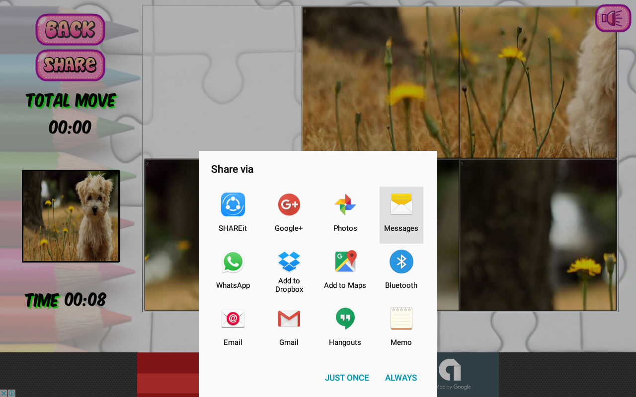 Puzzles of Puppies Free Appstore for Android