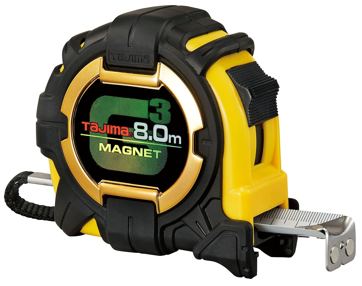 Tajima TAG3M780MT Tape Measure, g-Lock with Magnet, 8m / 27mm, 8 m