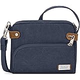 Travelon Anti-theft Heritage Crossbody Bag, Indigo
