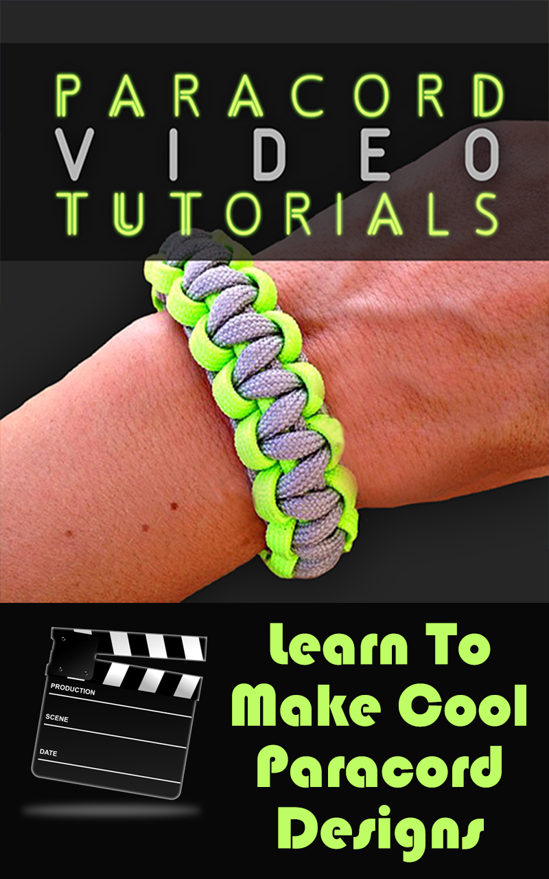 Paracord Video Tutorials - Top Paracord Instruction Video Guide (Knots, Collars, Slings, Clips, Bracelets, Etc.)