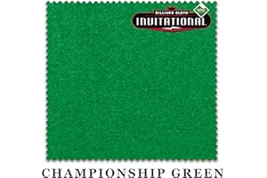 BILLIARD CITY Championship Invitational Teflon Billiard Pool Table Felt Cloth - w/Spots - Pre-Cut Rails - Authorized Dealer