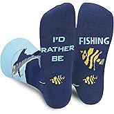 AGRIMONY I'd Rather Be Funny Socks- Novelty Cool Socks for Men Women Teen- Fathers Christmas Birthday Gifts Stocking Stuffers