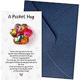 EYxsaxenk Loss Of Pet Sympathy Gift - Colorful Mini Paw Pocket Hug with Memorial Card Envelope Remembrance Bereavement Gift for Loss of Dog Cat Sympathy Favor Kid Adult Pet Lover Stress Relief Toy