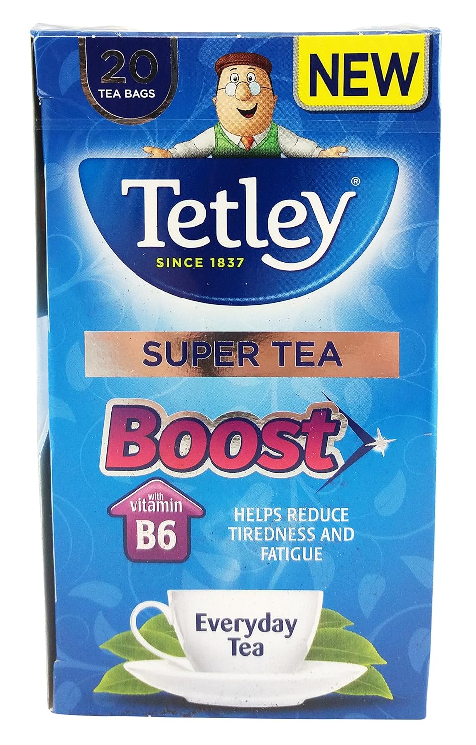 Tetley Super Tea Boost Everyday Tea Bags 20 (4 boxes) Amazon.co.uk