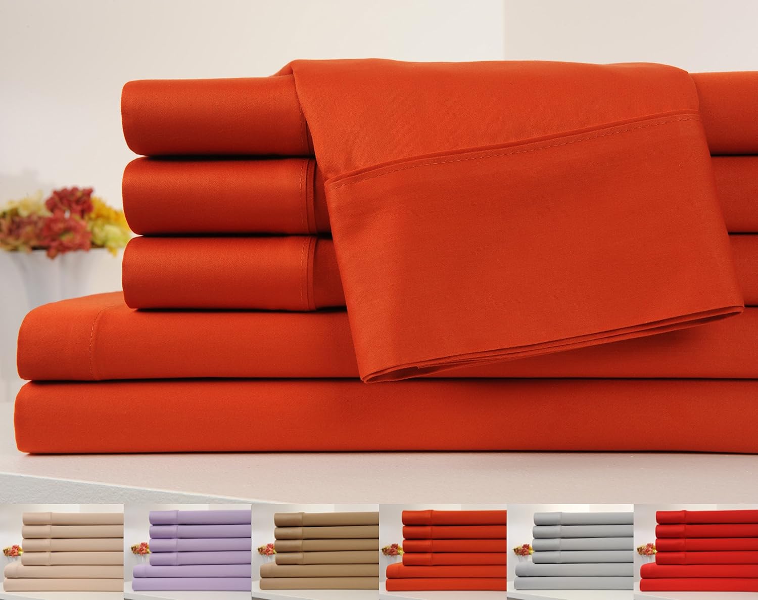 OrganicPro 100 Organic Cotton Bed Sheet Set 6 Piece Cotton