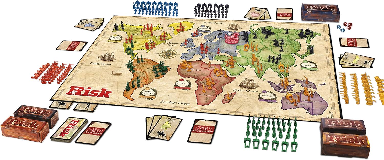 Hasbro Gaming Risk Game With Dragon, for Use With Alexa Strategy Board Game Ages 10 and Up, With Special Token, Amazon Exclusive - Image 3