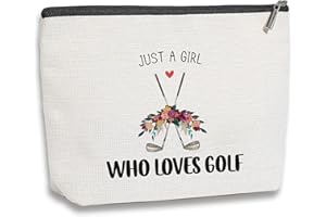 kdxpbpz Golf Gifts Makeup Bag Golf Team Gifts for Golf Lover, Inspirational Gifts for Women Sports Enthusiasts Golfer, Friendship Birthday Gifts for Her Female Friend