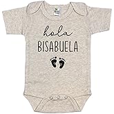 Pineapple Pancake Kids Hola Bisabuela Pregnancy Announcement Infant Bodysuit for Great Grandma