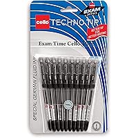 Cello Technotip Ball Pen Set - Pack of 10 (Black)