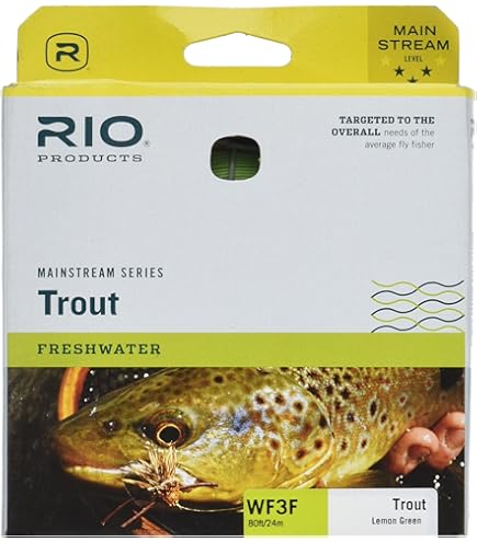 Amazon.com: Rio Brands Mainstream Trout Wf7f Lmn Grn