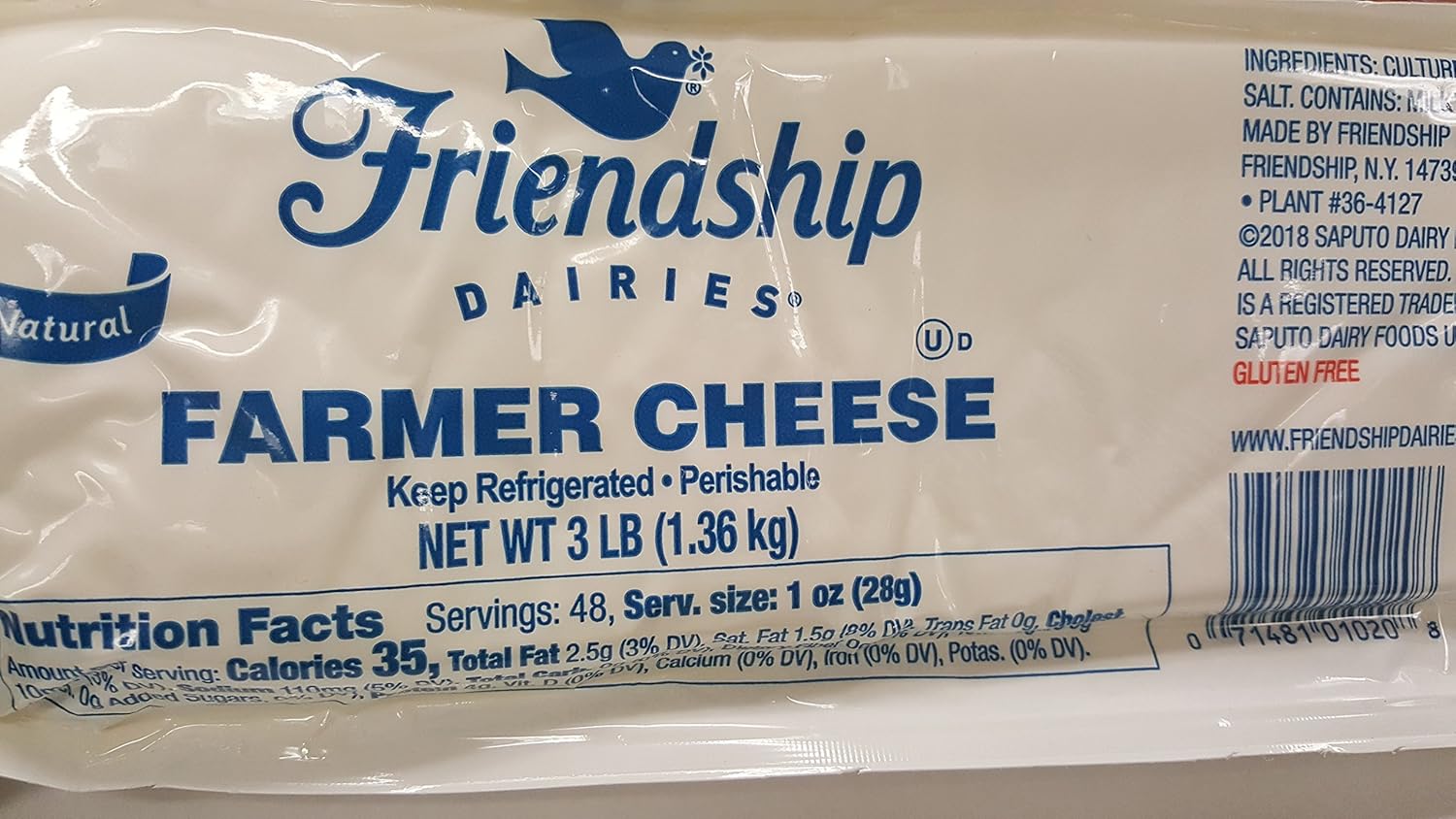 Friendship Farmer Cheese by DAIRIES 