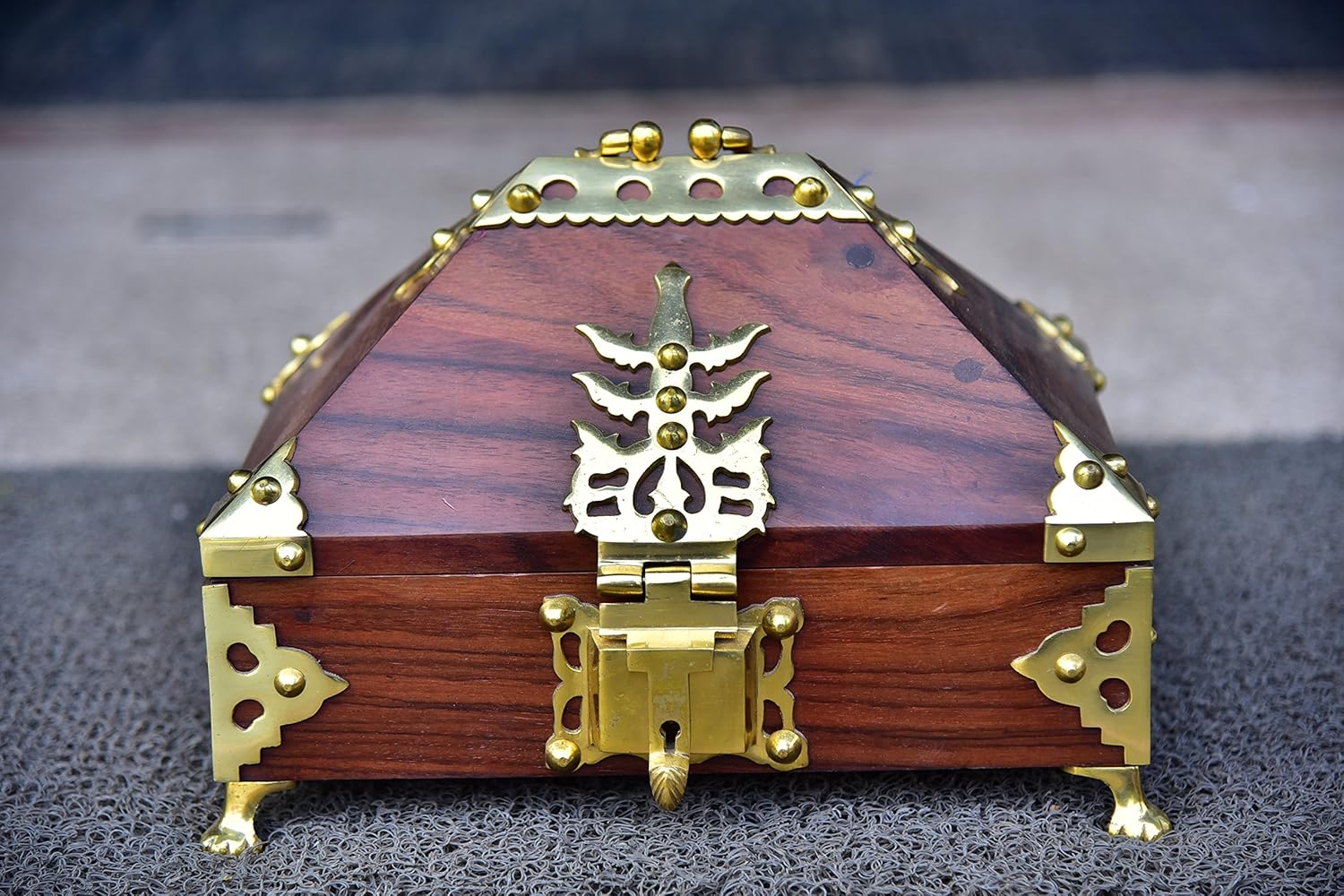 Buy Kerala Traditional Ornament box Symbol Of Prosperity Wooden Box Online at Low Prices in