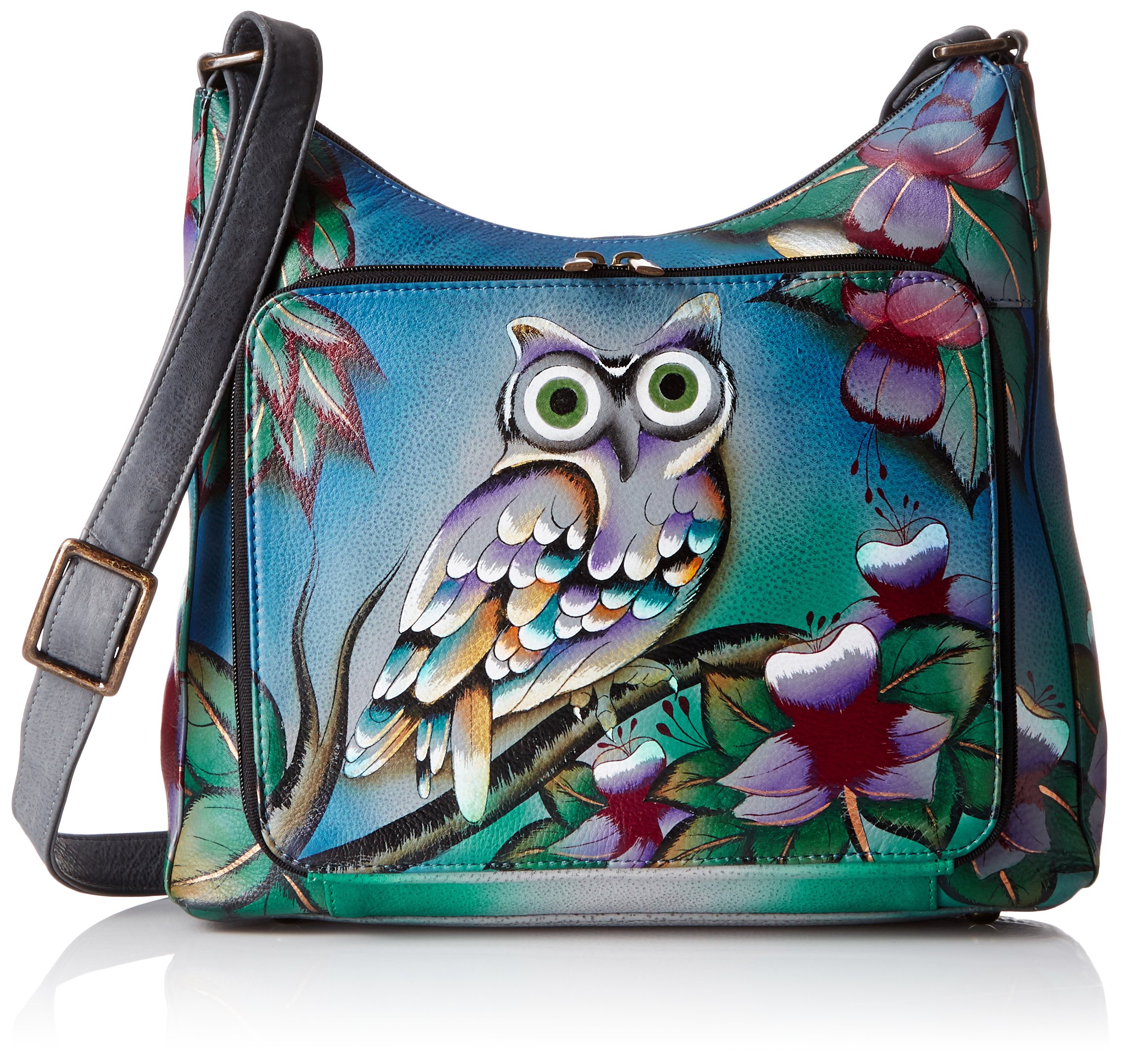 Anna by Anuschka Women's Genuine Large Leather Hobo Handbag eBay