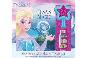 Disney Frozen - Elsa's Magic - Storybook and Magic Wand Toy Sound Book Set - PI Kids