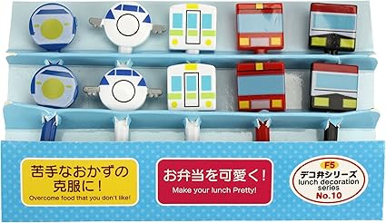Cute japonés palillos de alimentos para niños Bento Box Lunch – Diseños de transporte