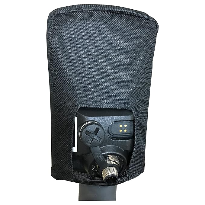 Estuche de cubierta de suciedad para caja de control Minelab Equinox 600 800 (negro)