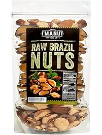 Raw Brazil Nuts 32oz (2 Pounds) Distinct and Superior to Organic, No PPO, Probiotic, Large,Fresh and Reasealable bag
