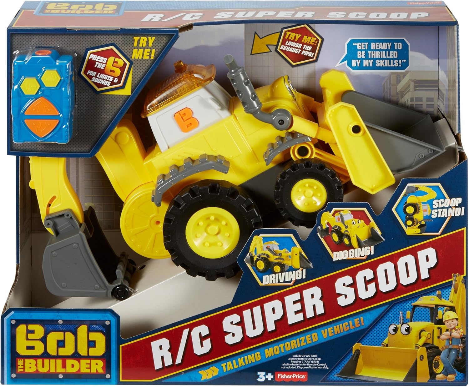 bob the builder remote control scoop