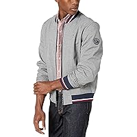 lightweight jacket cotton rib hilfiger bomber varsity tommy knit jackets mens sellers