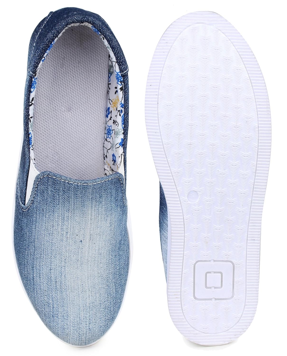 do bhai jeans-moccasins canvas shoes for women