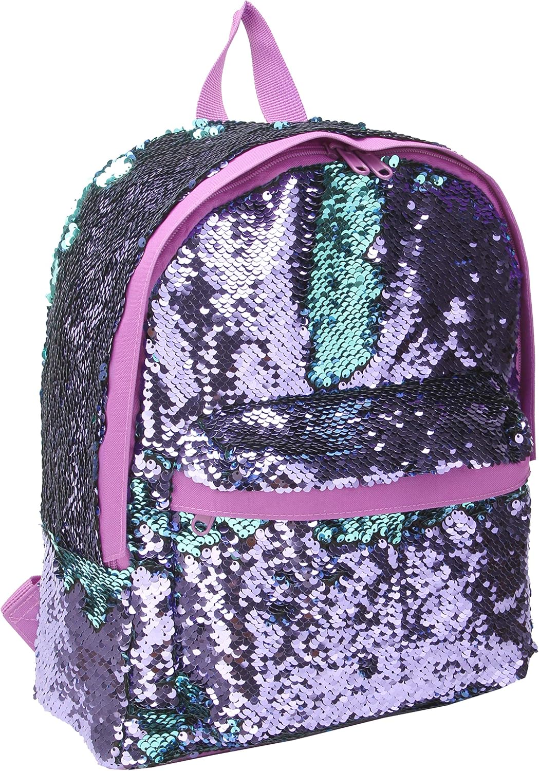 small purple backpack purse