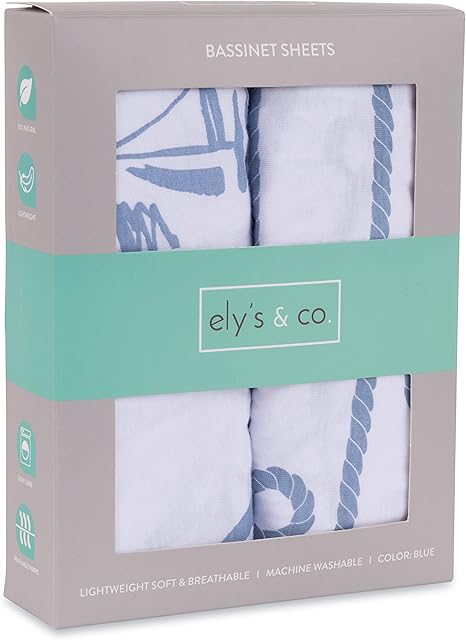 elys and co bassinet sheets
