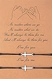 morniface Cross Bracelet for Best Friends Couple