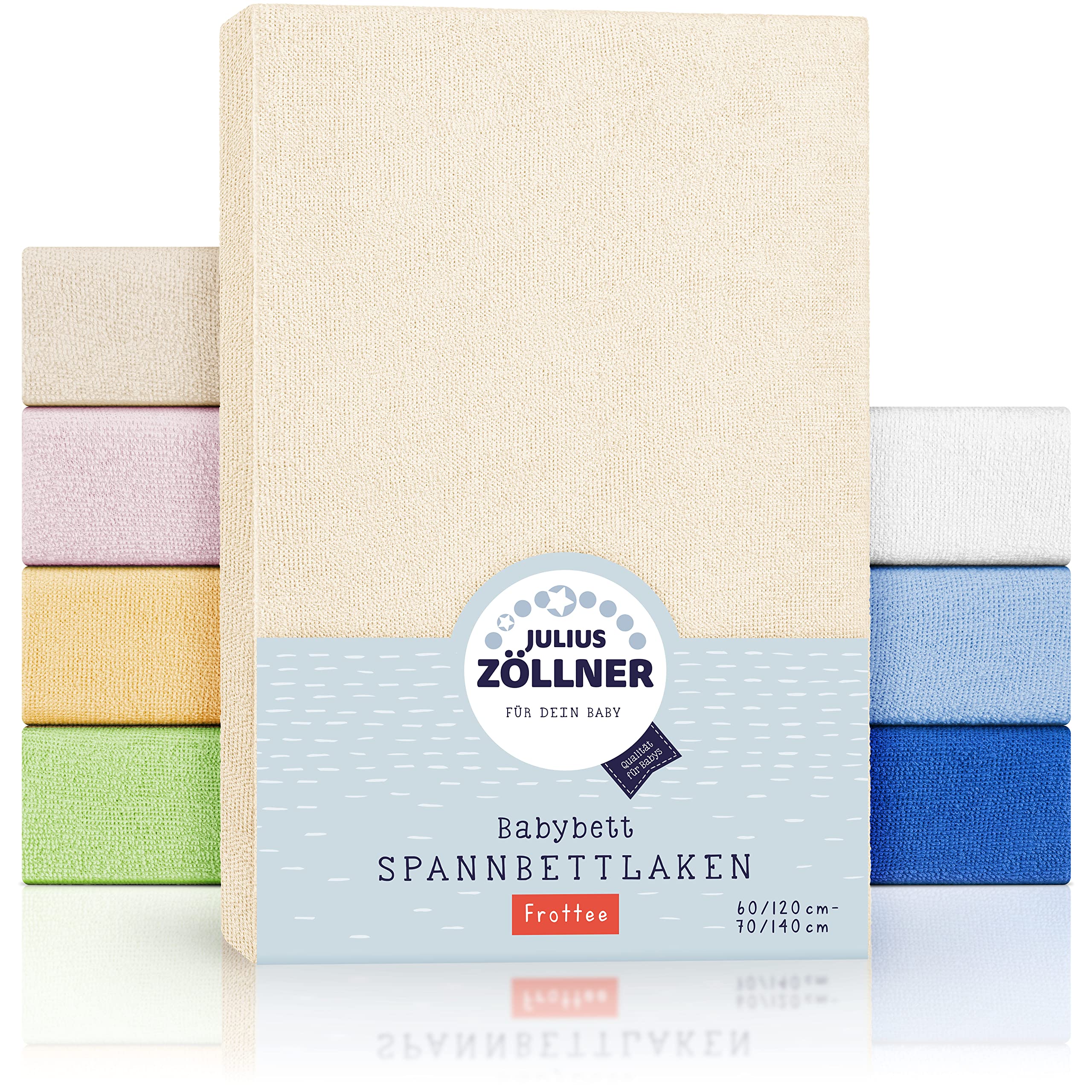 Julius Zöllner – Terry Cloth Fitted Sheet for Children’s Bed, Size:60 x 120 cm/ 70 x 140 cm