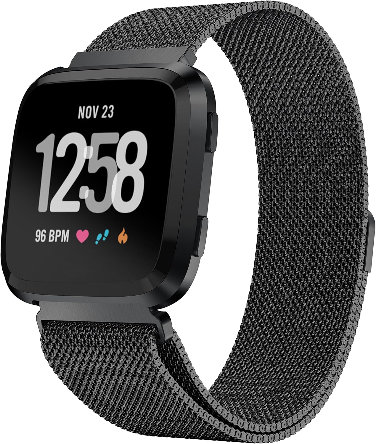 fitbit versa milanese band
