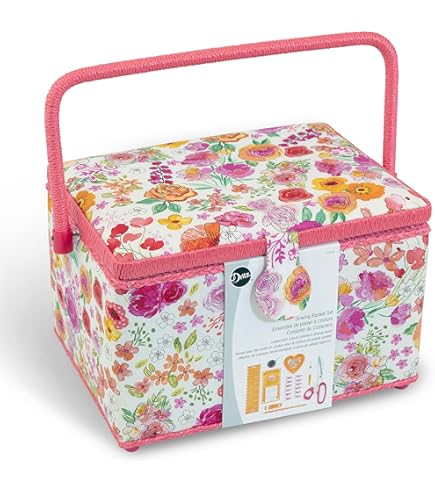Amazon.com: D&D Small Sewing Basket with Sewing Kit
