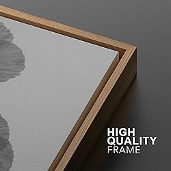 MUDECOR Framed Canvas Print Wall Art Set Monochrome