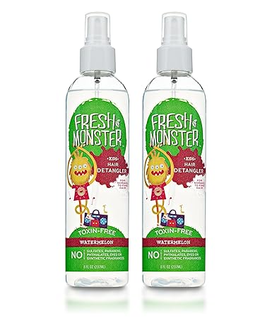 Amazon Com Fresh Monster Toxin Free Hypoallergenic Kids Detangler