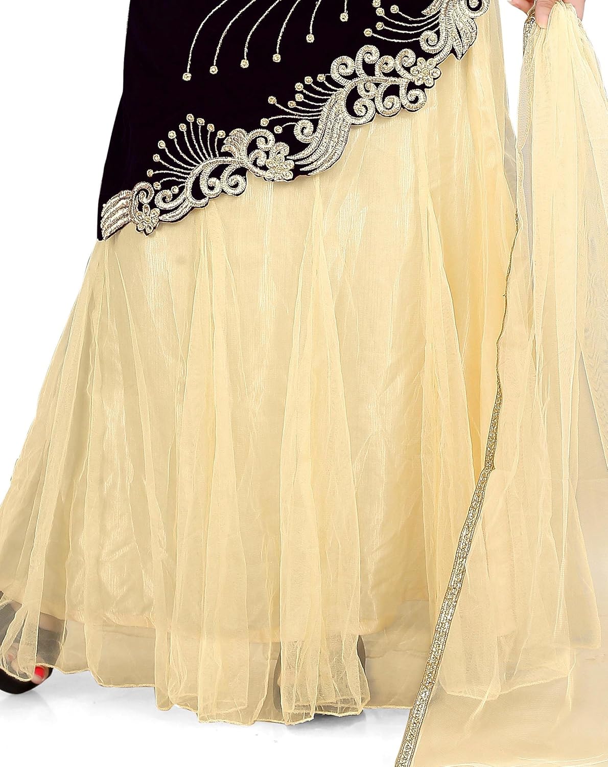 fabcartz women's silk lehanga choli (fabcartz_rk248 _black_ free)