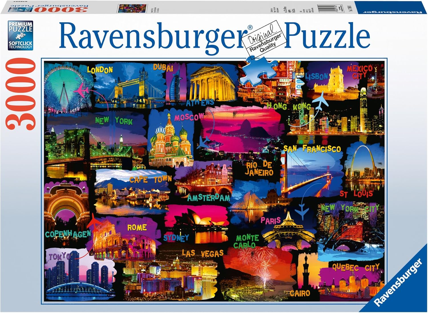 Ravensburger Around The World Puzzle (3000 Pieces) Amazon.co.uk Toys