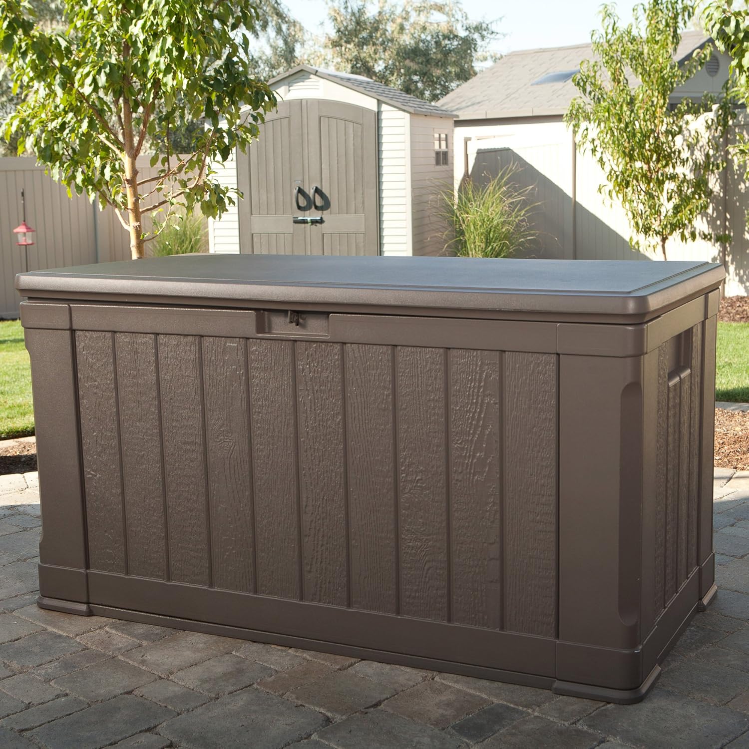 Lifetime 60089 Deck Storage Box, 116 gallon : Garden & Outdoor