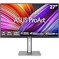 ASUS ProArt Display 27” 4K HDR Professional Monitor (PA279CRV) - IPS, UHD (3840 x 2160), 99% DCI-P3/Adobe RGB, ΔE < 2, Calman Verified, USB-C PD 96W, DisplayPort, Daisy-Chain, Ergonomic, 3yr Warranty
