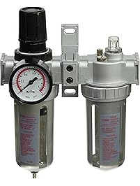 RapidAir Filter Regulator With Gauge - 3/8in. NPT, 100 CFM, Model