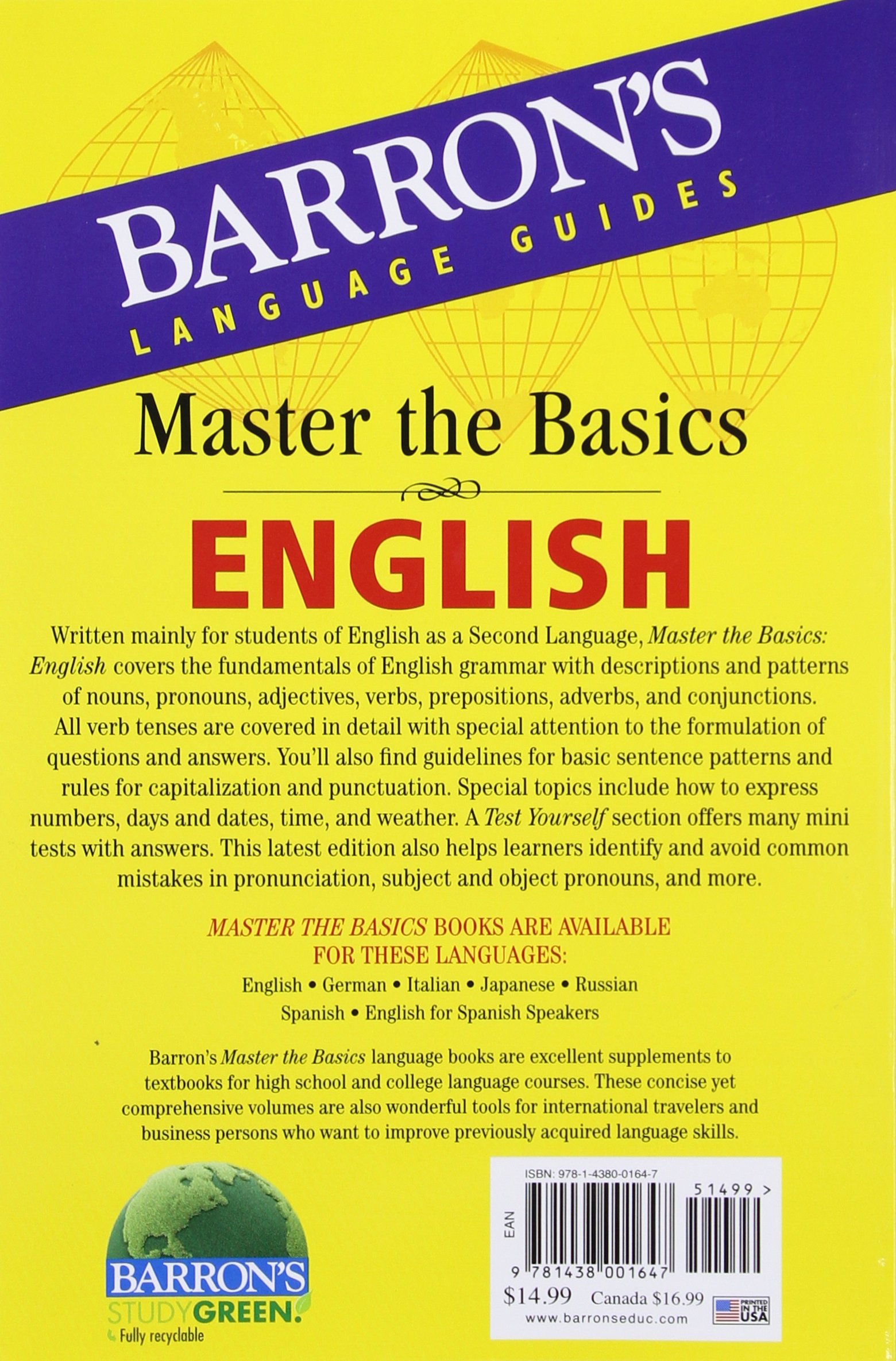 Master The Basics English Amazoncouk Jean Yates - 